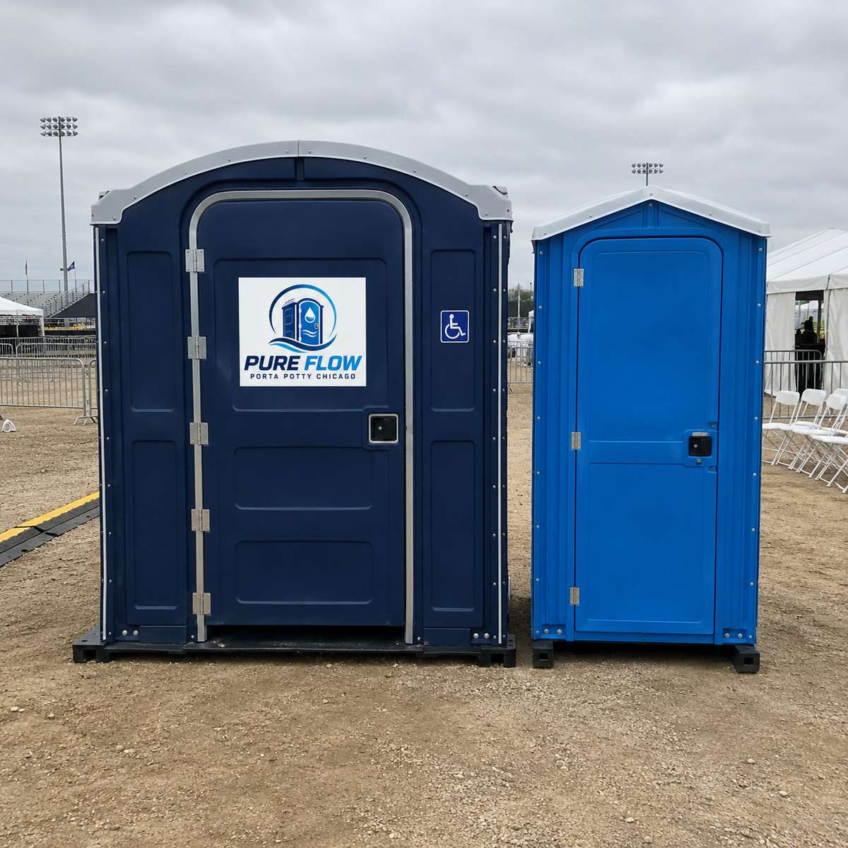 ADA compliant wheelchair accessible porta potty Chicago